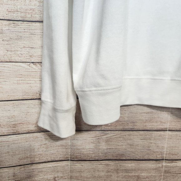 NWT And Now This Men's Size XXL Solid Fleece Off White Sweatshirt Round Neck - Picture 4 of 14